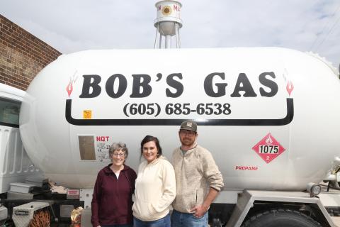 Shirley Claussen sells Bob's Gas