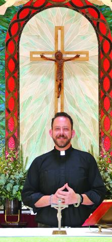 Photo by Tim Huether Fr. Jonathan Dillon is the new Catholic priest serving the communities of Martin, Kadoka, Wall and Lakeside.