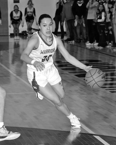 Photo by Taylor Risse Warrior Senior, Amia Cottier, played her heart out against Lakota Tech in the first round of region play last week.